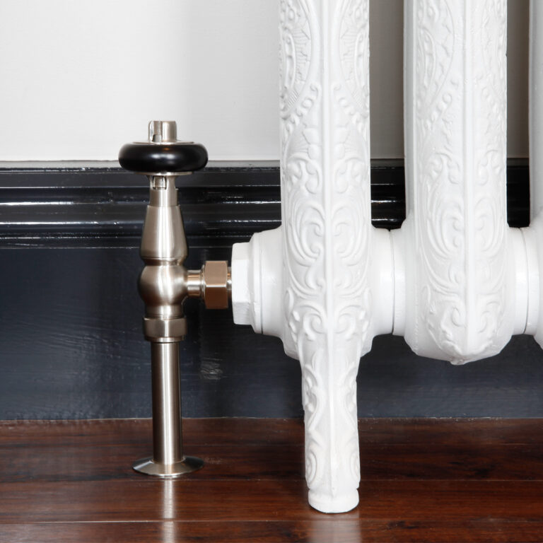 Windsor Angled TRV in Satin Nickel - in-situ